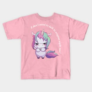 Grumpy Unicorn Kids T-Shirt